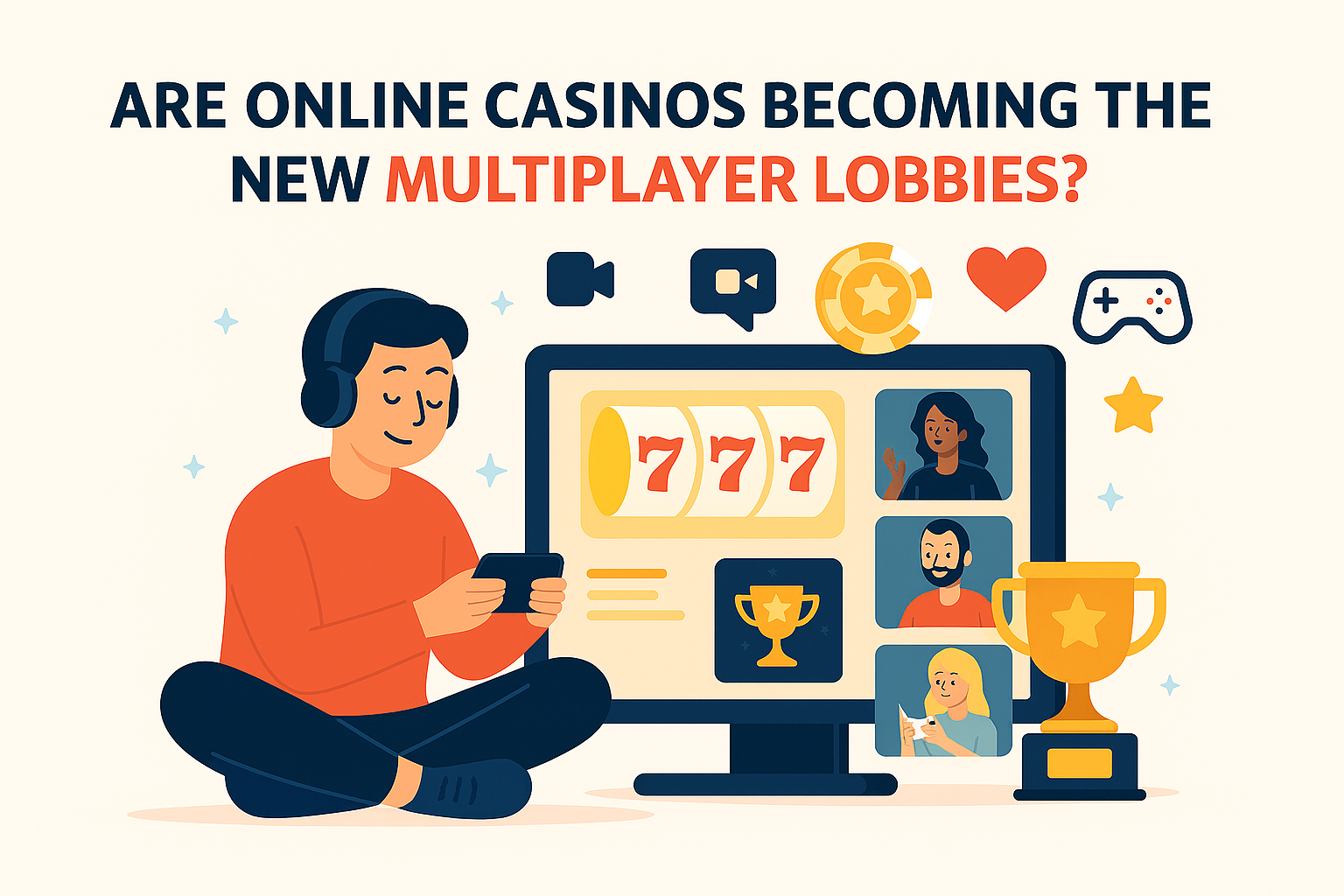 Are Online Casinos Becoming the New Multiplayer Lobbies?